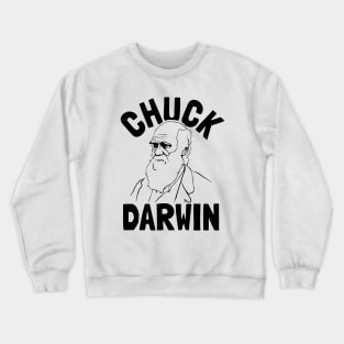 Charles Darwin Evolutionary Biologist / Scientist Portrait Crewneck Sweatshirt